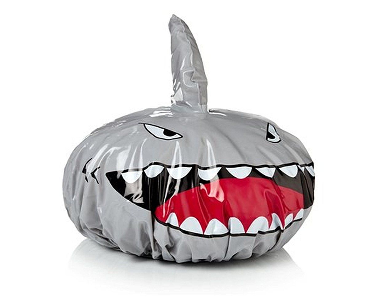 DS. DISTINCTIVE STYLE Shower Cap Shark Kids Shape Shower Hat Baby Bath Cap - Sliver