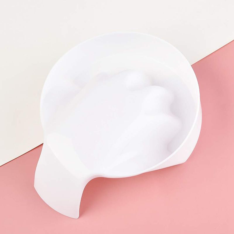 KADS 1pc Nail Art Hand Wash Remover Soak Bowl DIY Salon Glitter Nail Spa Bath Treatment Hand Resurrection Care Bowl (White)