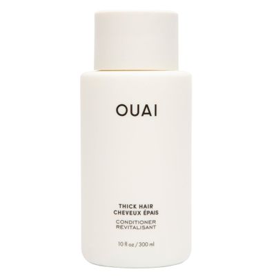 OUAI Thick Hair Conditioner - Moisturizing Conditioner for Dry, Frizzy Hair - Keratin, Marshmallow Root, Shea Butter and Avocado Oil - Paraben, Phthalate and Sulfate Free Hair Care (10 Oz)
