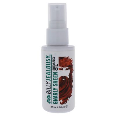Billy Jealousy Beard Oil for Men, Weightless, Low Shine, and Hydrating Beard Moisturizer for Softer Hair, Helps Prevent Itching and Flakes, Gnarly Sheen, 2 Fl Oz