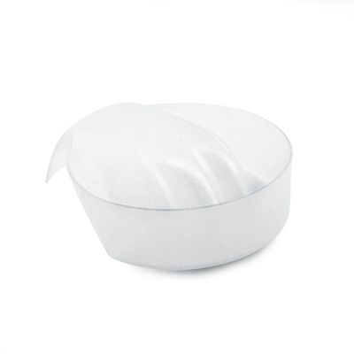 KADS 1pc Nail Art Hand Wash Remover Soak Bowl DIY Salon Glitter Nail Spa Bath Treatment Hand Resurrection Care Bowl (White)