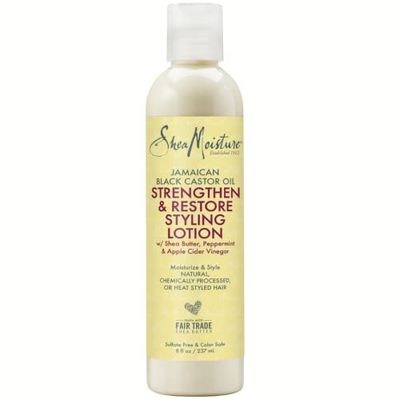 SheaMoisture Jamaican Black Castor Oil, Strengthen &amp; Restore Styling Lotion, Moisturize &amp; Style, 8 Oz
