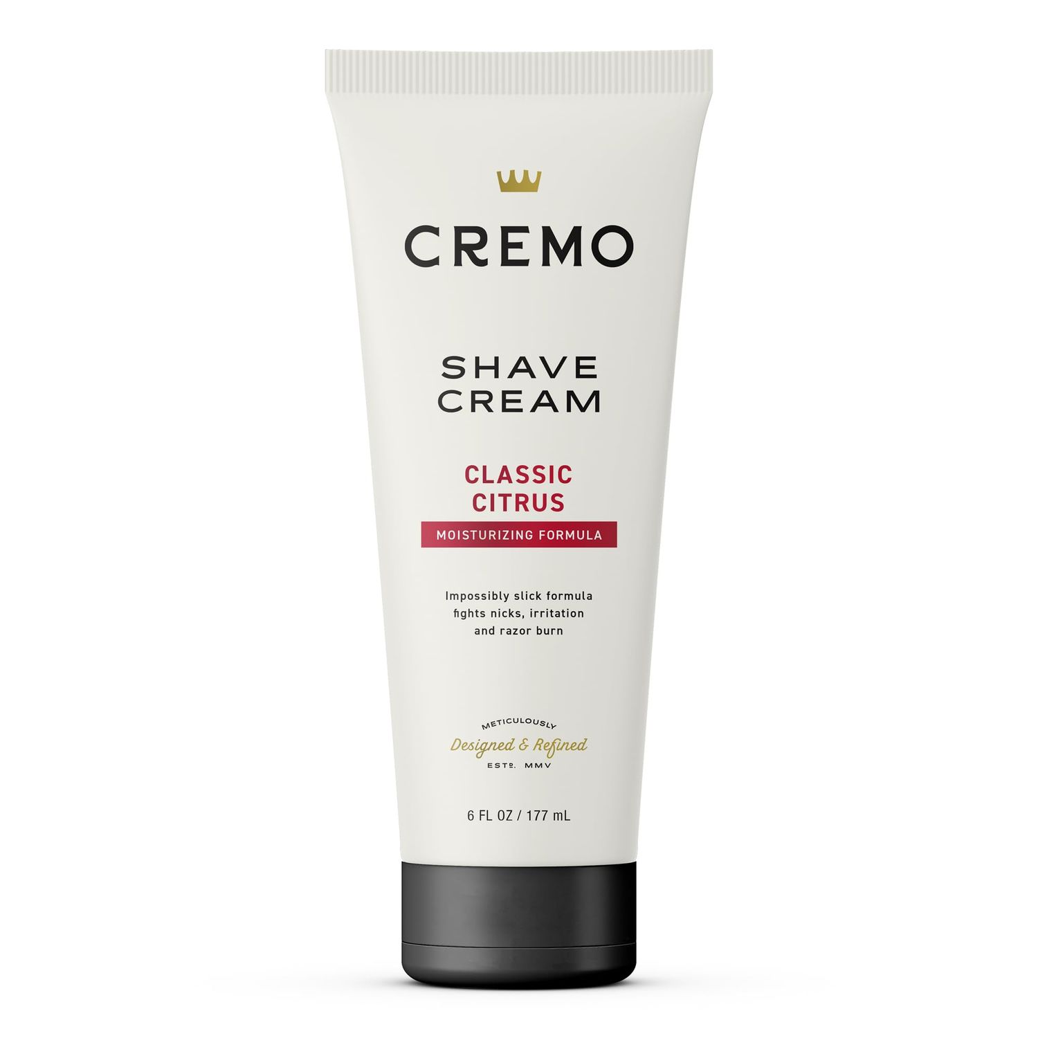 Cremo Shaving Cream, Barber Grade Original Shave Cream, Astonishingly Superior Ultra-Slick Shaving Cream for Men, Fights Nicks, Cuts and Razor Burn, 6 Fl Oz
