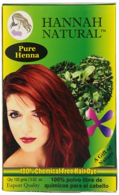 Hannah Natural 100% Pure Henna Powder, 100 Gram