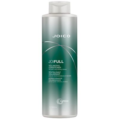 Joico JoiFULL Volumizing Conditioner | For Fine, Thin Hair | Add Instant Body | Long-Lasting Fullness | For Thicker Bouncier Hair | Boost Shine | With Lotus Flower &amp; Bamboo Extract | 33.8 Fl Oz