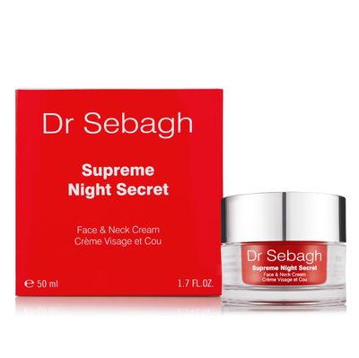 Dr Sebagh - Suprme Night Secret - Anti-Aging Night Cream with Advanced Ingredients, Overnight Skin Treatment, Anti-wrinkle, Hydrates, Firms, and Repairs Dry Skin, Box Included(1.7 fl oz.)