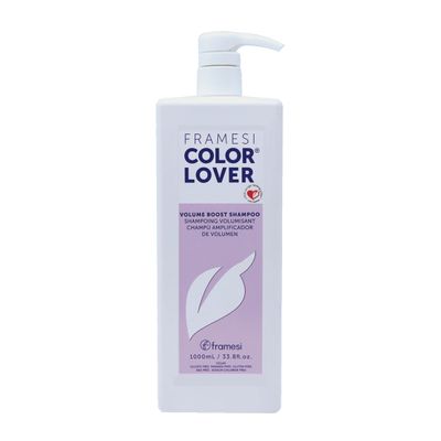 Framesi Color Lover Volume Boost Shampoo, 33.8 fl oz, Sulfate Free Shampoo with Quinoa and Aloe Vera, Color Treated Hair
