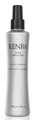 Kenra Daily Provision Leave-In Conditioner | Hydrates, Detangles, &amp; Adds Shine | Tames Frizz &amp; Flyaways | Thermal Protection | Helps To Resist Humidity | All Hair Types | 8 fl. Oz