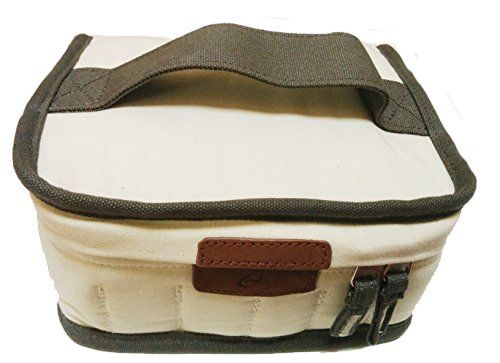 Essential Oil Bag Organizer/Carrying Case - Hold up to 30 Bottles of 15ml Oils! (Beige, M)