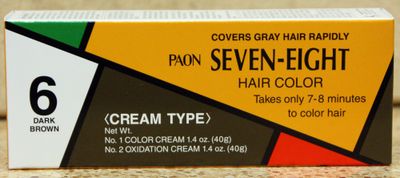 PAON Hair Cream Refill, No. 6 Dark Brown