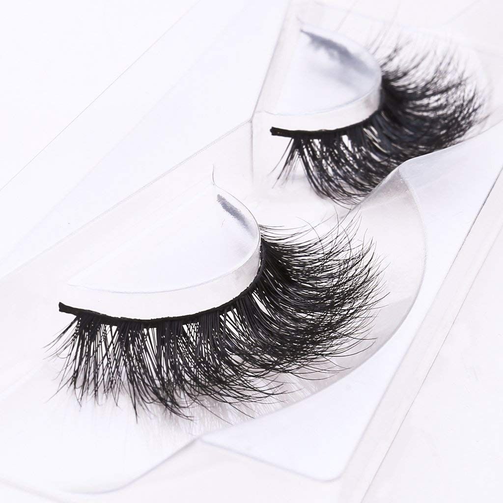 Arimika Fluffy Long Thick Dramatic Look 3D Mink False Eyelashes, Handmade Reusable Lashes for Makeup D008