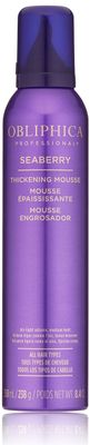 Obliphica Seaberry Thickening Mousse - Elevate Your Haircare Routine &amp; Experience Luxurious Root Lifting Volume and Nourishment for Thicker, Fuller-Looking Hair - 8.4 oz