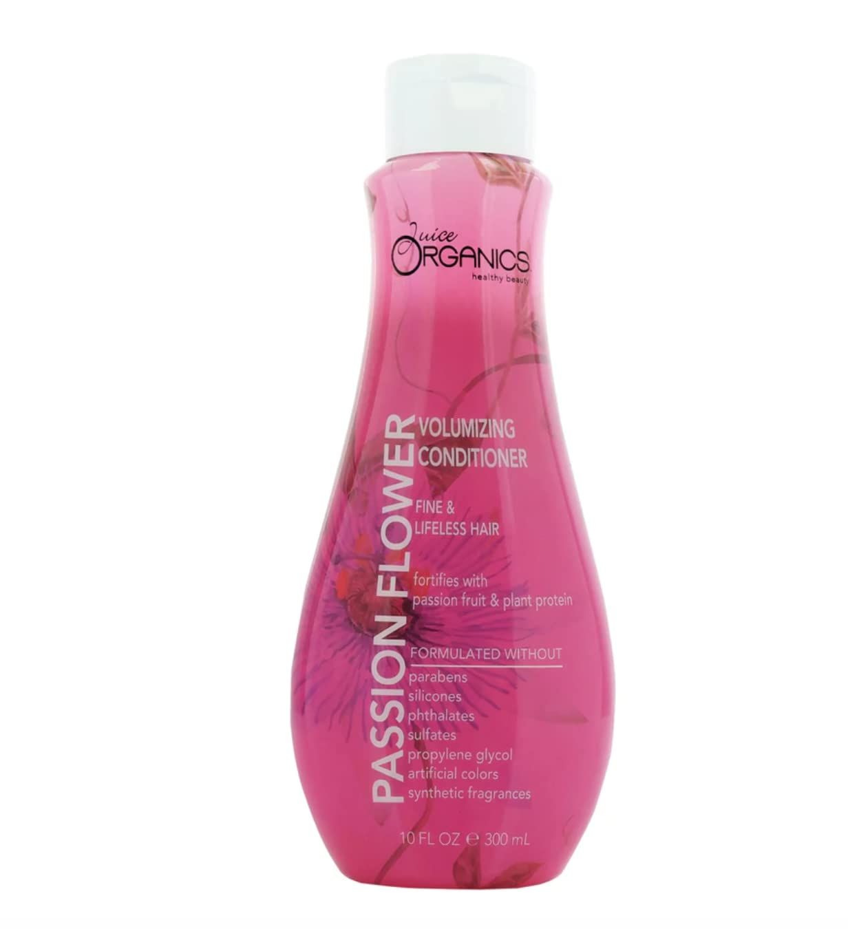 Juice Beauty Passion Flower Volumizing Conditioner - 300 mL - Promotes Thicker Hair, Deeply Cleanses + Improves Shine - Vegan, Cruelty Free