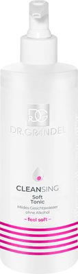 Dr. Grandel Soft Tonic 400 Ml Pro Size - A Soothing Tonic (Toner) Without Alcohol - Prevents Tension and Provides a Relaxed Feeling