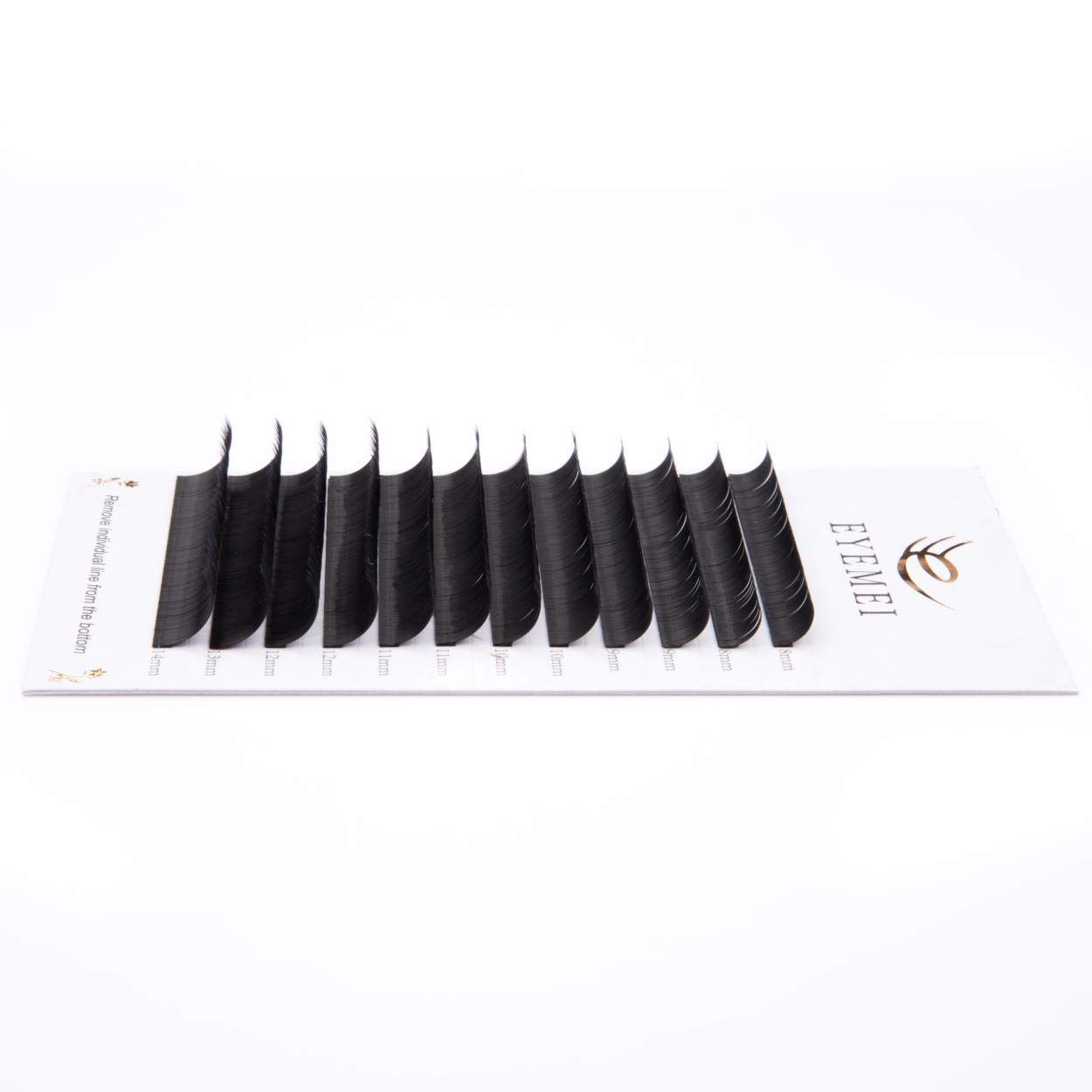 Eyelash Extensions 0.20 C Curl 10 mm Eyelash Extension Natural Faux Mink Lash Extensions Individual 3D Single Length False Eyelashes Supplies Professi