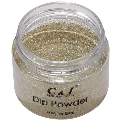 C &amp; I Dip Powder Color No.062 Gold Coast, Pearl Shine Color System, 28g