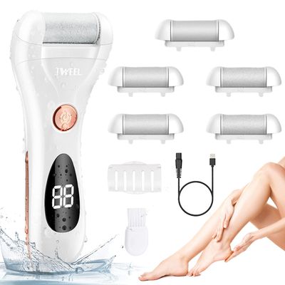 Callus Remover for Feet Shaver Rechargeable Electric Foot File Pedicure Tools for Feet Professional Callous Shaver Waterproof Pedicure kit for Cracked Heels and Dead Skin