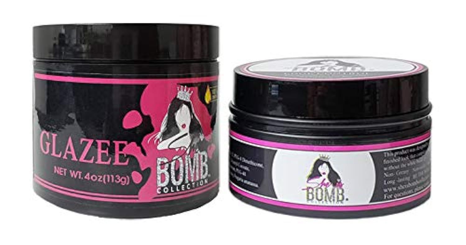she is bomb collection Edge Gel 3.5oz + Glazee 4oz