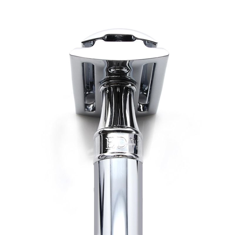 Edwin Jagger DE89BL Chrome Reusable Classic Double Edge Safety Razor for Men