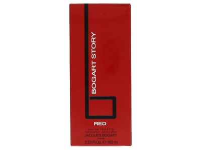 Jacques Bogart Eau de Toilette Spray, Bogart Story Red, 3.4 Ounce