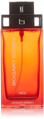 Jacques Bogart Eau de Toilette Spray, Bogart Story Red, 3.4 Ounce