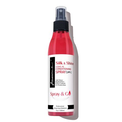 Awesome Silk &amp; Shine Leave in Conditioner Spray, pH5, Detangles &amp; Replenishes, Leaves Excellent Scent, Anti-Frizz, Provides Extra Moisture &amp; Freshness Feeling, UV Protection, 7 fl oz