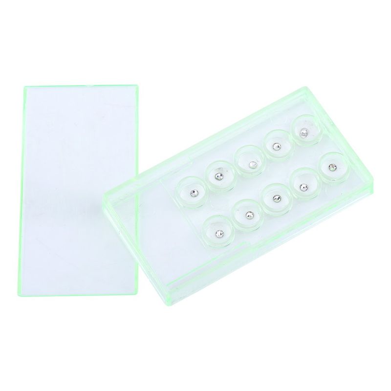 Tooth Crystal Ornaments, White Glittering Acrylic 2mm Tooth Diamond Jewelry Kit, Home Manicure Store Nails Decor for Tooth Decor