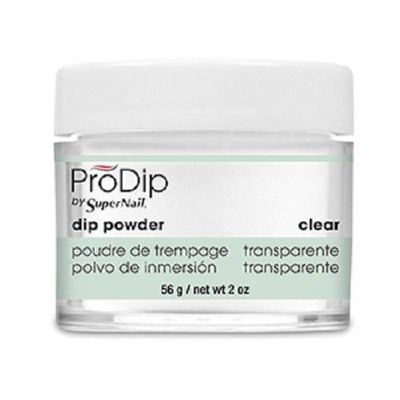 Supernail Prodip French Acrylic Dip Powder Clear, 2 Ounce