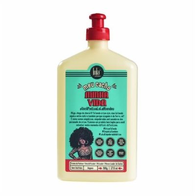 Lola From Rio - Meu Cacho Minha Vida - Super Detangling Combing Cream for Soft, Bouncy, Moisturized, Defined Curls and Waves 17.6 Fl Oz