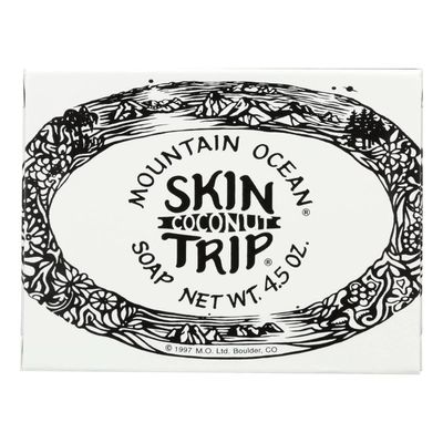Mountain Ocean Coconut Oil Bar Soap Skin Trip, 4.5 Oz Gentle Cleansing Soap for Body, Natural Nourishment, and Hydration
