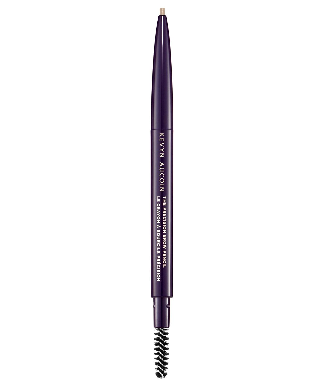 Kevyn Aucoin The Precision Brow Pencil, Ash Blonde: Ultra slim, thin and strong. Retractable plus spoolie brush. Pro makeup artist go to. Sculpt, define and shape eyebrows. Stay put, smudge-proof.