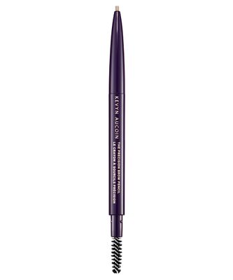 Kevyn Aucoin The Precision Brow Pencil, Ash Blonde: Ultra slim, thin and strong. Retractable plus spoolie brush. Pro makeup artist go to. Sculpt, define and shape eyebrows. Stay put, smudge-proof.