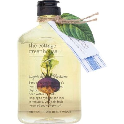 The Cottage Greenhouse Sugar Beet &amp; Blossom Body Wash | Fragrant and Hydrating | Gentle Formula Including Coconut Oil &amp; Cocoa Butter | 11.5 fl oz / 340 ml