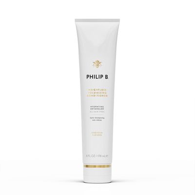 PHILIP B Weightless Volumizing Conditioner 6 oz. (178 ml) | Ultra-light Hair Detangler, Adds Extra Body and Shine