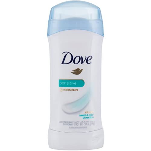 Dove Anti-Perspirant Deodorant, Sensitive Skin 2.60 oz (Pack of 12)