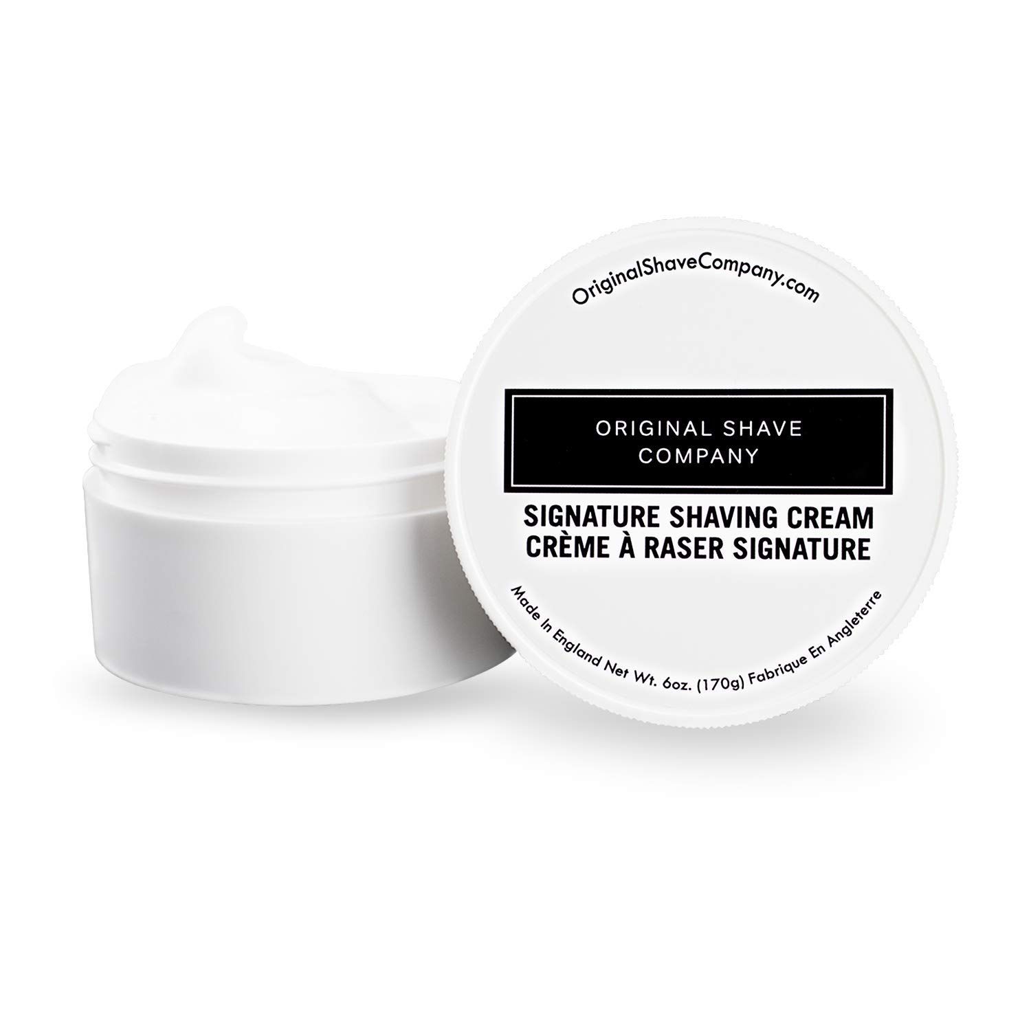 New Shaving Cream Mens Formula- Signature Scent (NOT Sandalwood or Coconut Oil Based) - Soft, Smooth &amp; Silky Shaving Soap - Rich Lather for the Smoothest Shave -