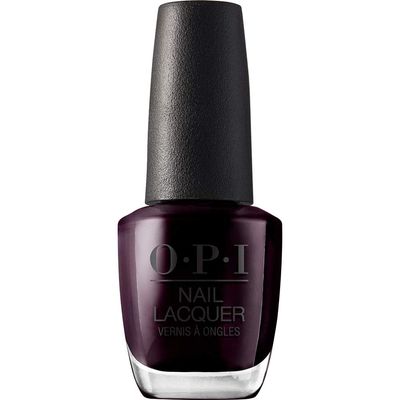 OPI Nail Lacquer Black Cherry Chutney | Opaque Dark Red Pearl Chip Resistant Nail Polish | Vegan, Fast Drying, Streak Free