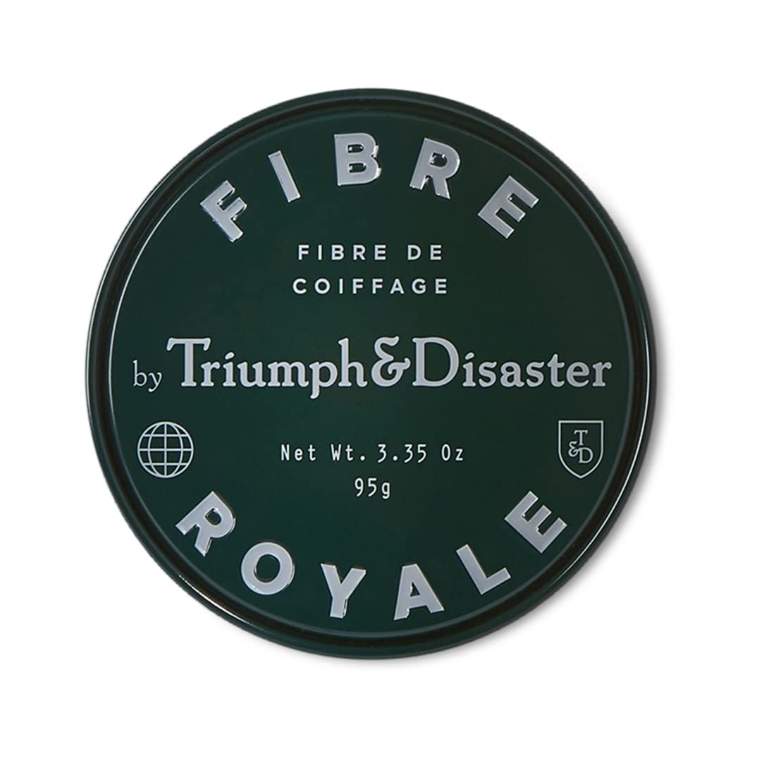 TRIUMPH &amp; DISASTER | Fibre Royale Hair Styling Wax | Strong Hold Pomade for Thick Hair - Natural Finish for Men &amp; Women, 95g