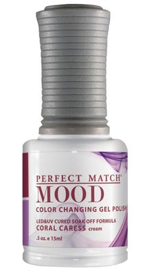 LeChat Perfect Match Mood Gel Polish, Coral Caress, 0.500 Ounce (MPMG11)