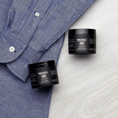 Brickell Men's Hair Styling Firm Hold Pomade for Men, Natural &amp; Organic With Strong Hold &amp; High Shine Finish, 2 Ounces, Scented