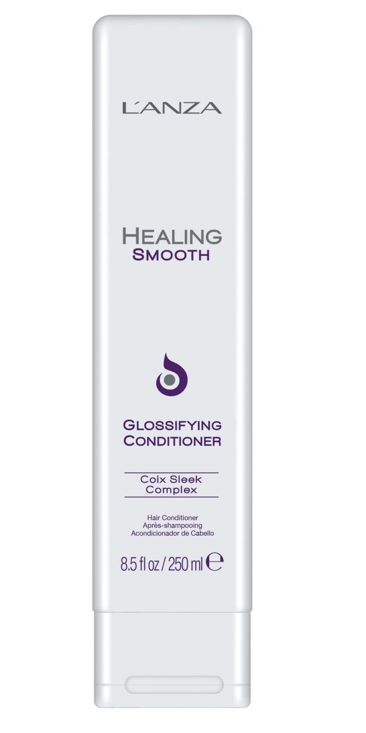 L&#39;ANZA Healing Smooth Glossifying Conditioner, Nourishes, Repairs, and Boosts Hair Shine and Strength for a Perfect Silky-Smooth, Frizz-free Look (8.5 Fl Oz)