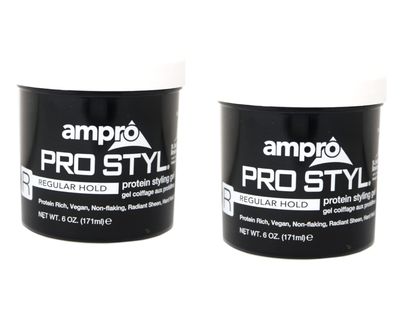 Ampro Style Protein Styling Gel, 6 oz (171 g) (Pack of 2)