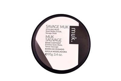 MUK. Haircare Savage Semi Matte Styling Mud, Hair Product, Hair Paste for Men, Strong Hold, Low Shine - 3.4oz