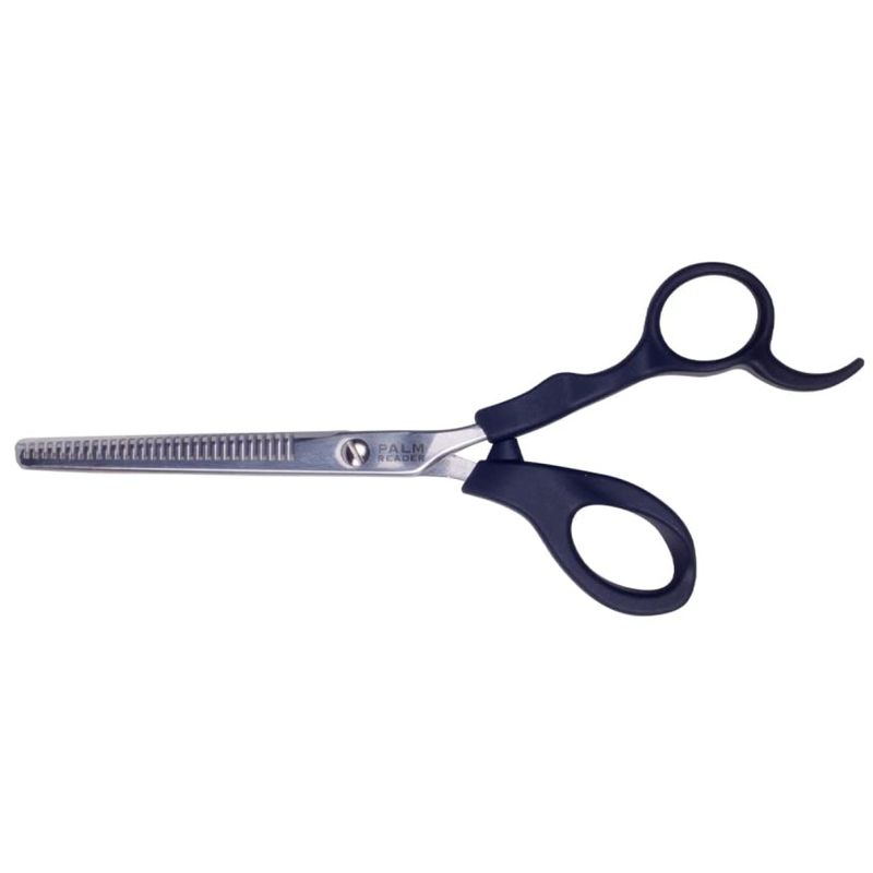Cricket Palm Reader 30T Thinning Shear Hair-Cutting Scissor Sharp Superior Japanese Stainless Steel Micro Serrated Blades, Lightweight for Dry and Wet Hair-cuts on all Hair Types