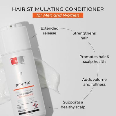 DS Laboratories Revita Hair Growth Conditioner for Fine &amp; Thinning Hair, Biotin Treatment for Hair Regrowth, Thickening &amp; Loss Prevention