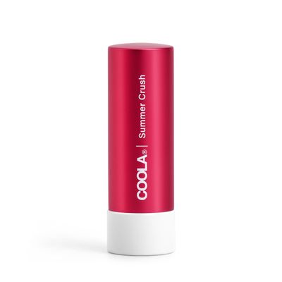 COOLA Organic Tinted Lip Balm &amp; Mineral Sunscreen with SPF 30, Dermatologist Tested Lip Care for Daily Protection, Vegan, Summer Crush, 0.15 Ounce