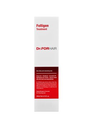 Dr.FORHAIR Folligen Treatment 6.76 fl oz 200 ml For Relieving Thinning Hair Care Shiny Increase Volume Strength Thickening Root Enhancer Paraben Silicone Sulfates FREE