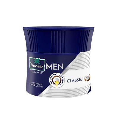 Parachute Advansed Hair Cream For Men |Hair Cream After Shower |Goodness of Coconut| Moisturizes &amp; Strengthens Hair| For Soft, Smooth Hair| Non Sticky | 3.3 Fl.oz.