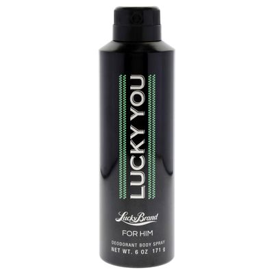Lucky Brand, Lucky You Men&#39;s Cologne Fragrance Spray, Day or Night Casual Scent with Bamboo Stem Fragrance Notes, 6 Fl Oz