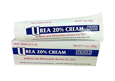 Urea 20% Almond Scent Cream 3oz - Dry Skin Moisturizer for Eczema &amp; Psoriasis